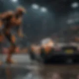 An elite RLCS team strategizing during a match