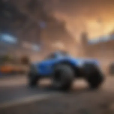 Teamwork Dynamics in Rocket League Dynamic gameplay showcasing teamwork in Rocket League