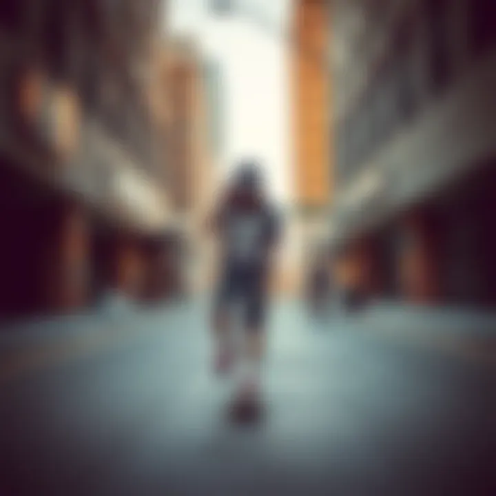 Urban Skate Fashion Fashionable skate clothing in an urban setting