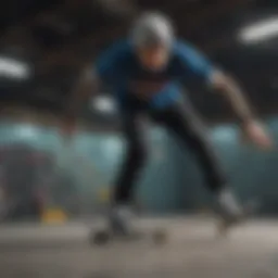 A vibrant collection of skater apparel showcasing diverse styles.