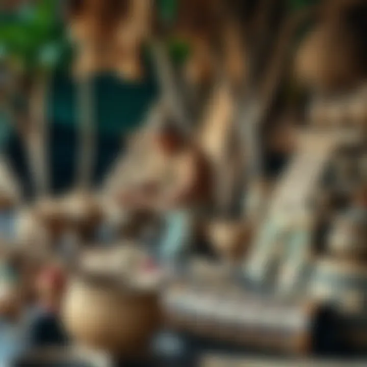 Traditional Fijian Art and Crafts on Tavarua Local Fijian culture represented through traditional art and crafts.