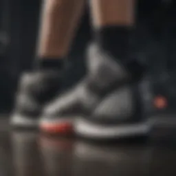 Close-up of adidas mid crew footwear showcasing innovative design and materials