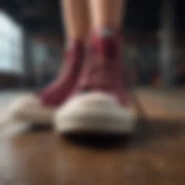 Fashion Versatility with Converse All Star Maroon Fashion-forward individuals wearing Converse All Star Maroon