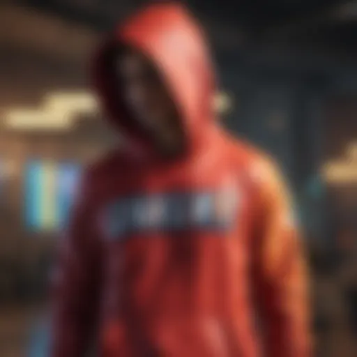Stylish hoodie in vibrant colors