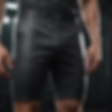 Close-up of advanced fabric texture used in athletic wear