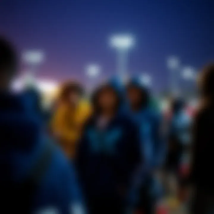 Community and Culture in Extreme Sports Group of extreme sports enthusiasts wearing navy blue hoodies