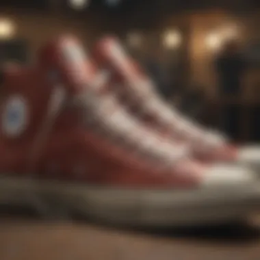 Historical timeline illustrating the evolution of the Converse All Star Mid