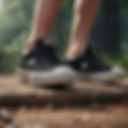 Converse platform shoes designed for running