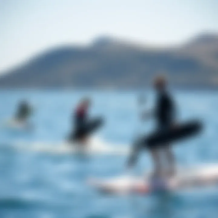 Community Vibes of Efoiling Efoil riders enjoying a sunny day on the water