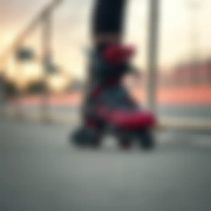 Infographic comparing different roller blade brands