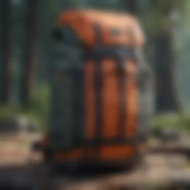 Innovative Poler camping backpack showcasing storage capabilities