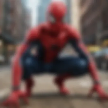 Spider-Man: The Cultural Icon Artistic representation of Spider-Man as a cultural icon