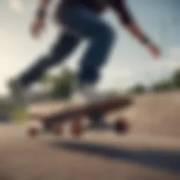 Historical evolution of skateboarding trainers