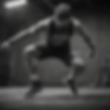 Athlete in Action with Black and White Bandana Vans Athlete wearing black and white bandana Vans in action during an extreme sport