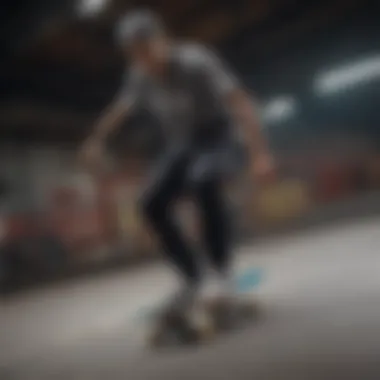 A vibrant skateboarding scene showcasing various styles