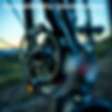 Compatibility Considerations in Mountain Bike Drive Train Diagram illustrating compatibility considerations for bike components