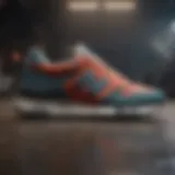 Innovative design of the New Balance Tiago sneaker showcasing its unique aesthetic