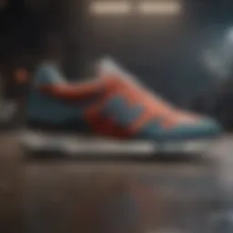 Innovative design of the New Balance Tiago sneaker showcasing its unique aesthetic