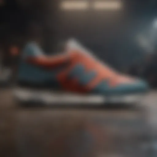 Innovative design of the New Balance Tiago sneaker showcasing its unique aesthetic
