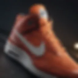 Close-up of Nike Air Top showcasing innovative design elements