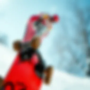 Close-Up of a Fingerboard Performing a Trick Close-up of a fingerboard performing a trick