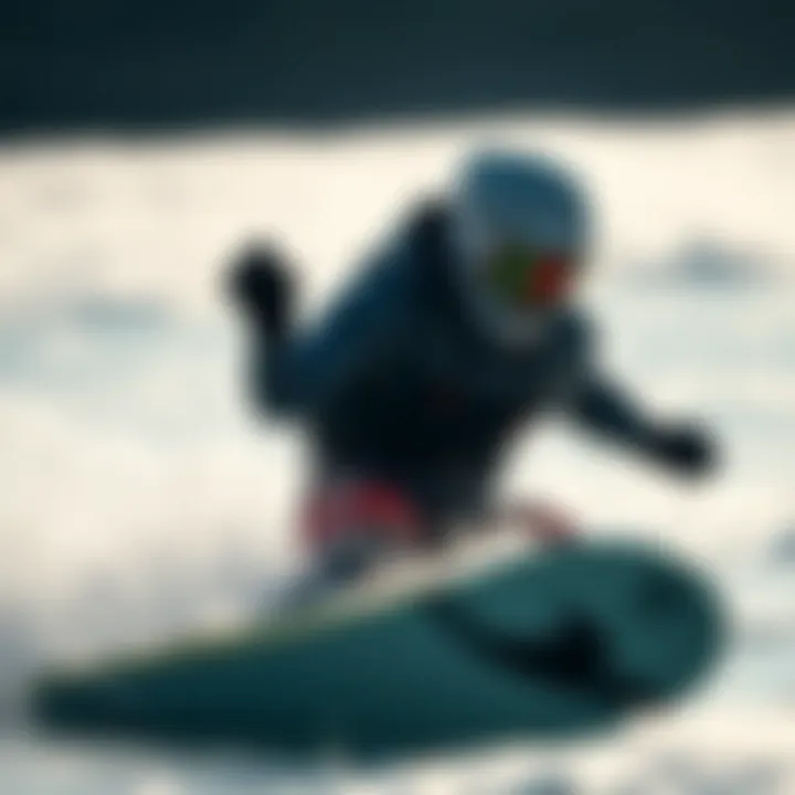 Performance in Extreme Sports with Reef Ortho X Slide Action shot of the Reef Ortho X Slide being worn during an extreme sports activity.
