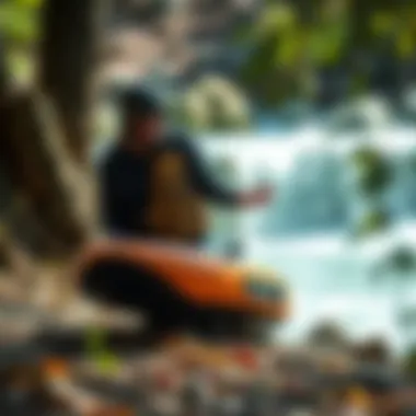Reef Ortho X Slide in Nature The Reef Ortho X Slide displayed in a natural outdoor setting, emphasizing its suitability for casual adventures.