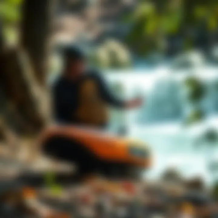 Reef Ortho X Slide in Nature The Reef Ortho X Slide displayed in a natural outdoor setting, emphasizing its suitability for casual adventures.