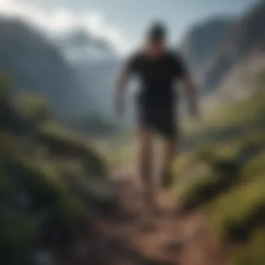 Performance on Rugged Terrain Salomon Speedcross Black in action on a rugged trail
