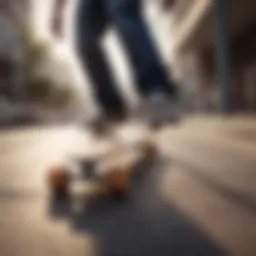 An intricate skateboard design showcasing artistic flair.