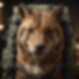 Detailed view of the Tasmanian Tiger backpack showcasing its unique design features.