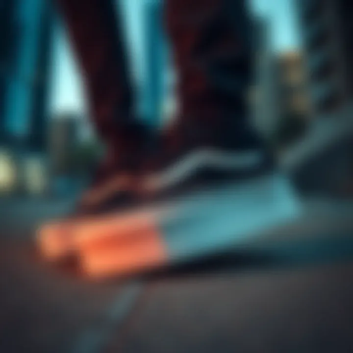 Urban Style with Black Vans Platform Sneakers Black Vans platform sneakers in an urban setting