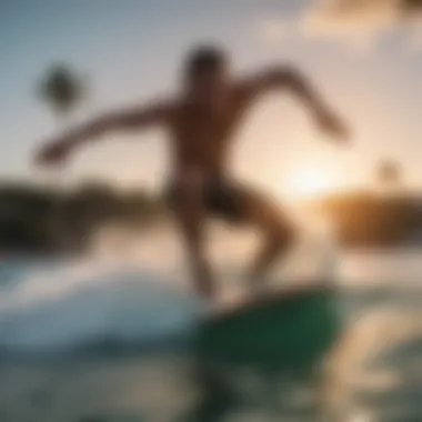 A vibrant skimboarding community enjoying the sport together