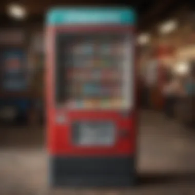 An antique vending machine filled with classic gum brands from the past