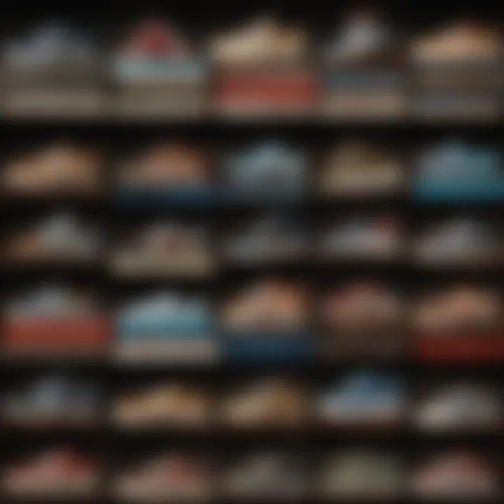 Historical collage of Vans footwear evolution over the decades