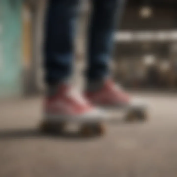 Group of skateboarders wearing Vans shoes