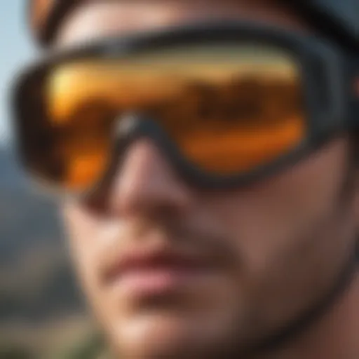 Polarized lenses showcasing clarity and protection for outdoor activities