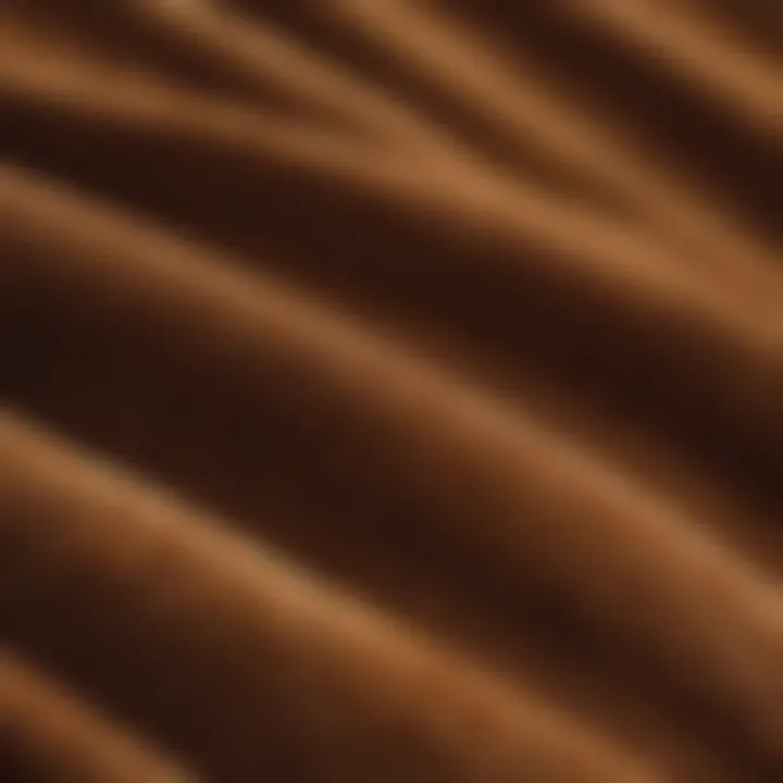 Close-up of corduroy fabric texture