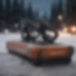 Gnu snowboard package showcasing innovative design and technology