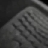Close-up view of a gorilla traction pad showcasing its unique texture