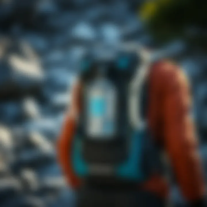 Hydration system integrated in H2O backpack