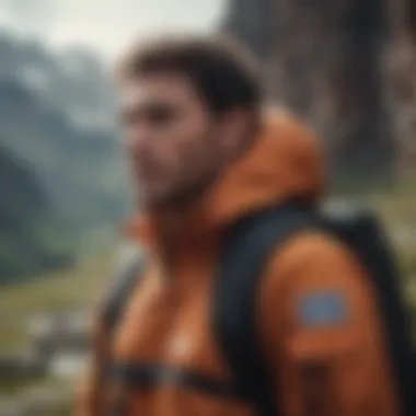 A close-up of Herschel's innovative outdoor gear tailored for extreme sports.