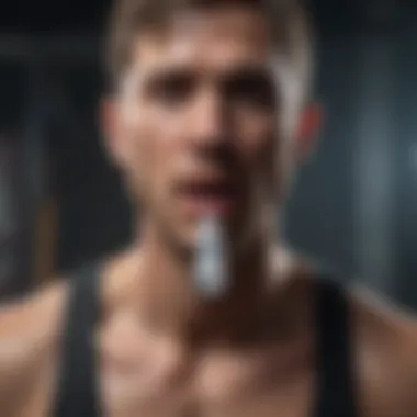 Enhancing Lung Function Through Breathing Exercises Athlete practicing deep breathing techniques