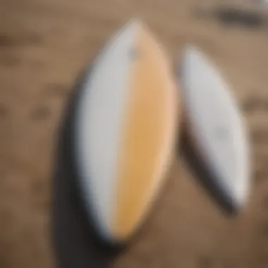 Surfboard Length Comparison Different surfboard lengths displayed side by side