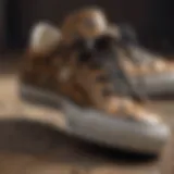 Stylish leopard print Converse showcasing unique design