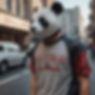 Street Style with the LRG Panda Shirt An urban street scene featuring individuals wearing the LRG Panda Shirt
