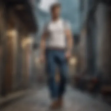 Fashion-Forward Styling with Cargo Jeans Fashion-forward pairing of cargo jeans with contemporary accessories