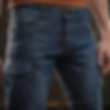 Modern Versatility of Cargo Jeans A modern take on relaxed fit cargo jeans showcasing pockets and versatility