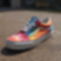 Dynamic Showcase of Tie Dye Vans