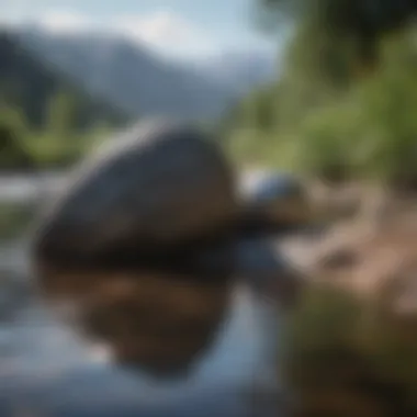 Mindfulness practice in a serene outdoor setting